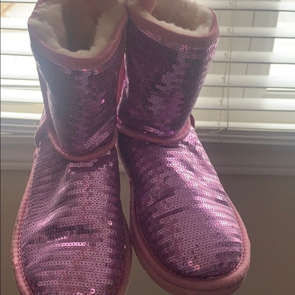 Pink sequin UGGS - Picture 2 of 2
